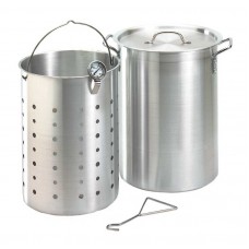 Fire Magic Turkey Frying Pot Kit 26 Qt. Aluminum with Basket and Thermometer