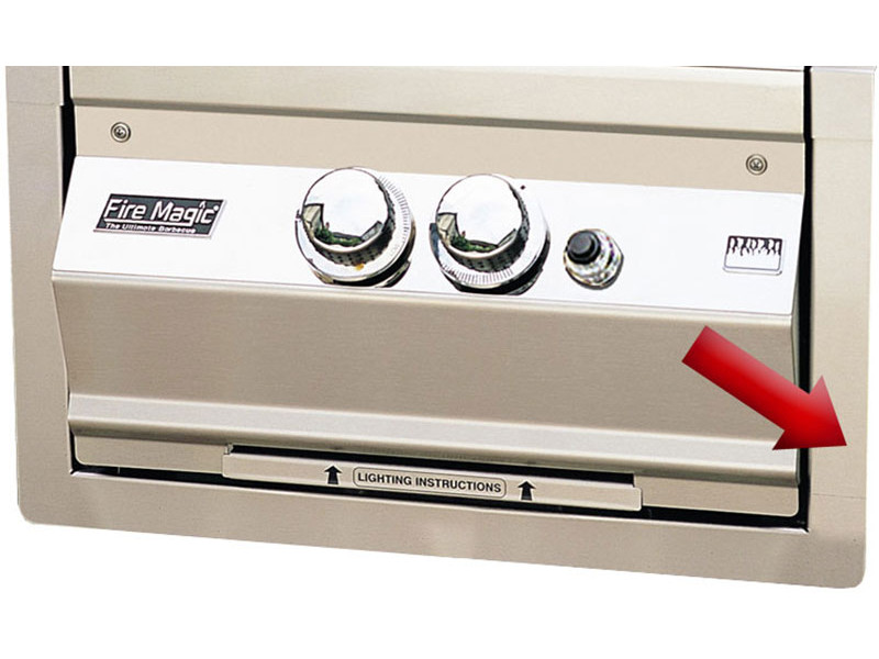 Fire Magic Power Burner and Built In Double Sear Station Trim Kit