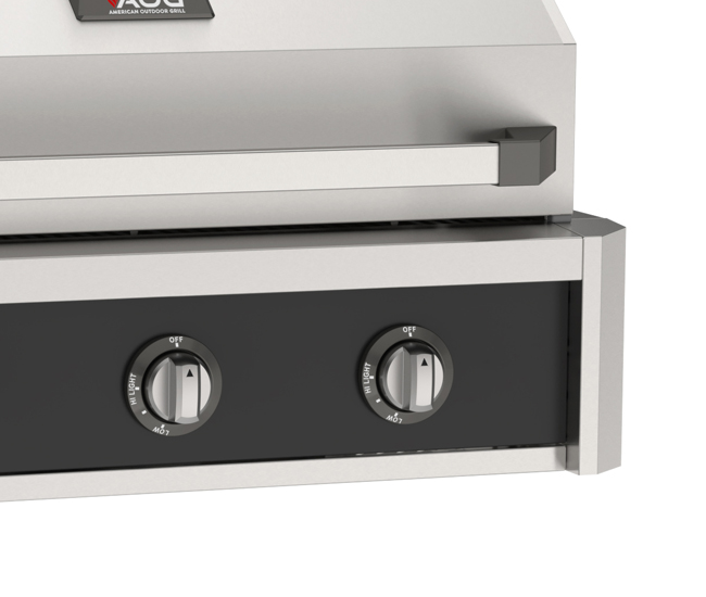 American Outdoor Grills by Fire Magic 36-Inch L Series Accent Color Panel - Black