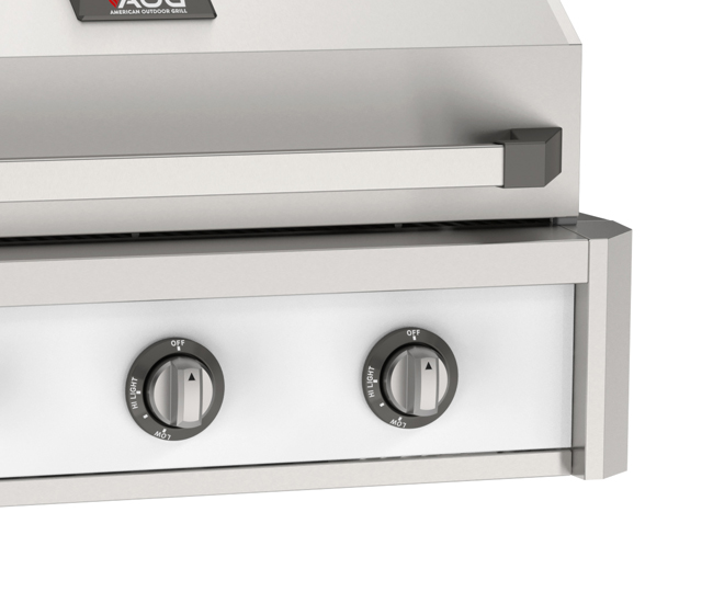 American Outdoor Grills by Fire Magic 30-Inch L Series Accent Color Panel - White
