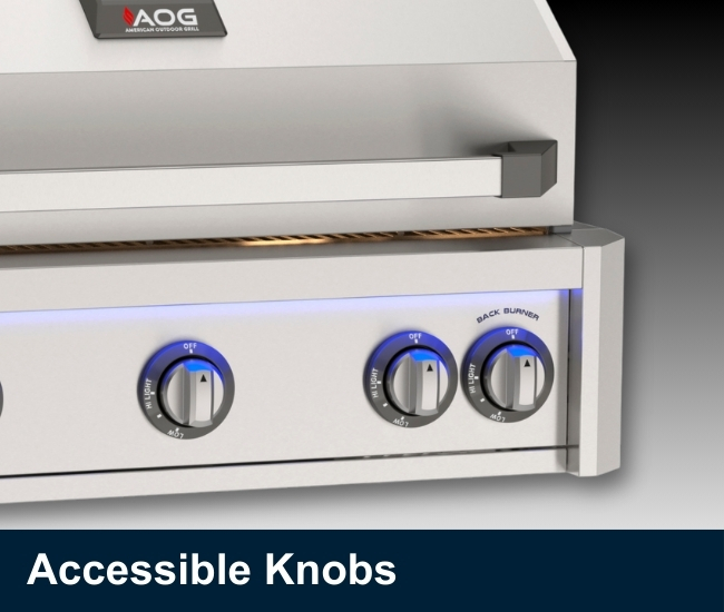 American Outdoor Grills by Fire Magic 36-Inch T Series Built-In Grill | 3-Burner