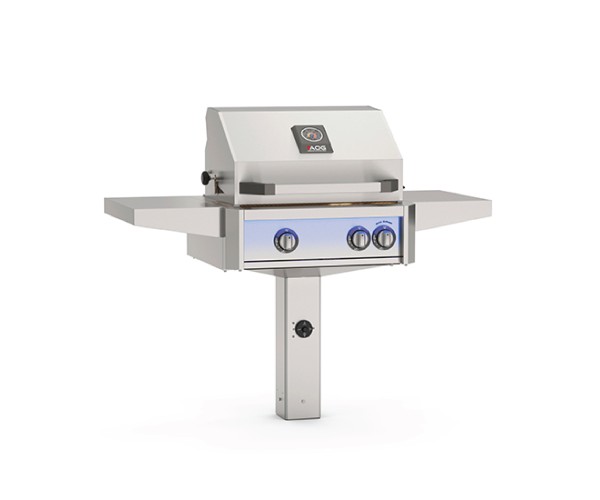 American Outdoor Grills by Fire Magic 24-Inch L Series In-Ground Gas Grill with Rotisserie Backburner | 2-Burner