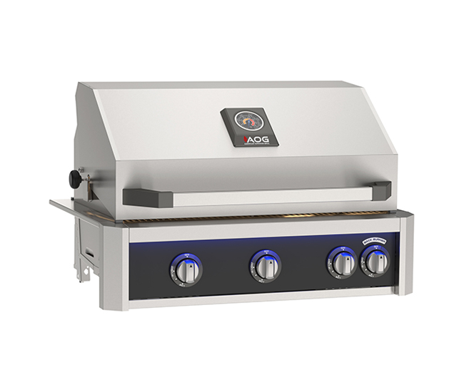 American Outdoor Grills by Fire Magic 30-Inch L Series Built-In Grill With Rotisserie Backburner | 3-Burner