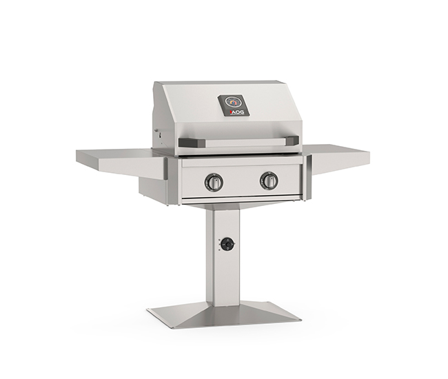 American Outdoor Grills by Fire Magic 24-Inch T Series Patio Post Mount Gas Grill | 2-Burner