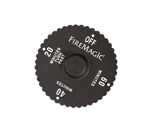 Fire Magic Automatic 1 Hour Timer Gas Shut Off Valve, Control Knob Only Fire Magic Automatic 1 Hour Timer Gas Shut Off Valve, Control Knob Only