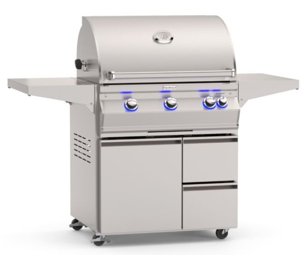 Fire Magic 30-inch Aurora A660 Portable Grill with Rotisserie | 3-Burner Fire Magic 30-inch Aurora A660 Portable Grill with Rotisserie | 3-Burner