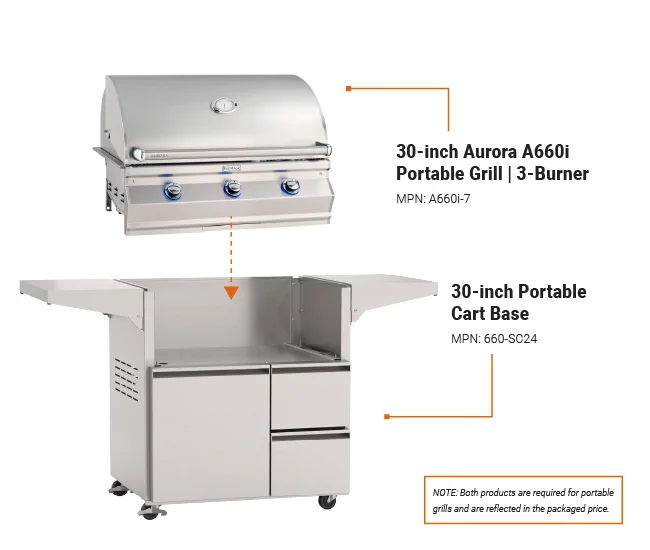 Fire Magic Aurora A660i Built-In Grill - Thumbnail 5