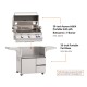 Fire Magic 30-inch Aurora A660 Portable Grill With Rotisserie | 3-Burner