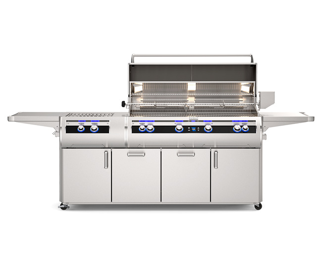Fire Magic 48-inch Echelon Diamond E1060s Cabinet Cart Grill with Power Burner (Digital) | 4-Burner Fire Magic 48-inch Echelon Diamond E1060s Cabinet Cart Grill with Power Burner (Digital) | 4-Burner