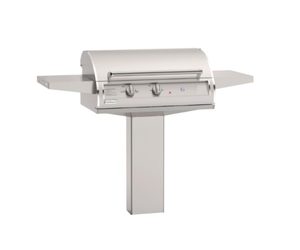 Fire Magic 30-inch Analog Electric In-Ground Post-Mount Grill Fire Magic 30-inch Analog Electric In-Ground Post-Mount Grill