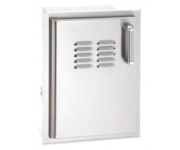 Fire Magic Flush Mounted 20  x 14  Single Access Door With Tank Tray with Louvered Door with Soft Close System, Left Hinge Fire Magic Flush Mounted 20  x 14  Single Access Door With Tank Tray with Louvered Door with Soft Close System, Left Hinge