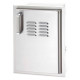 Fire Magic Flush Mounted 20 x 14 Single Access Door With Tank Tray with Louvered Door with Soft Close System, Right Hinge