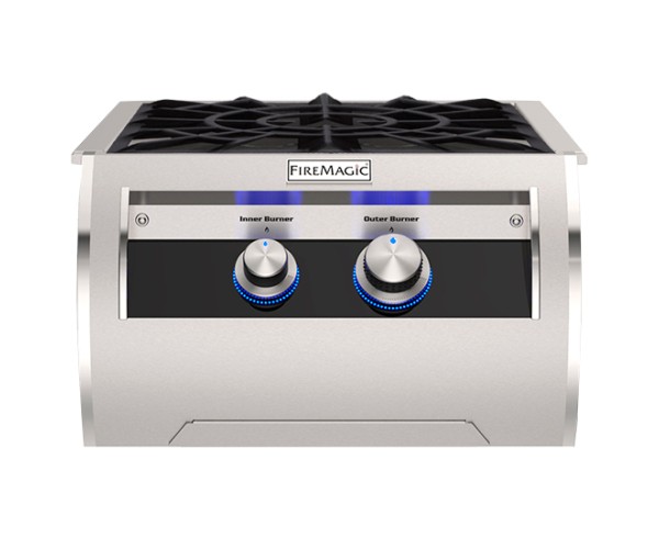 Fire Magic Echelon Diamond Series Power Burner w/ Porcelain Cast Iron Cooking Grid Fire Magic Echelon Diamond Series Power Burner w/ Porcelain Cast Iron Cooking Grid