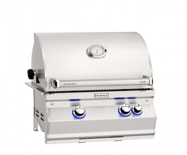 Fire Magic 24-inch Aurora A430i Built-In Grill With Rotisserie Fire Magic 24-inch Aurora A430i Built-In Grill With Rotisserie