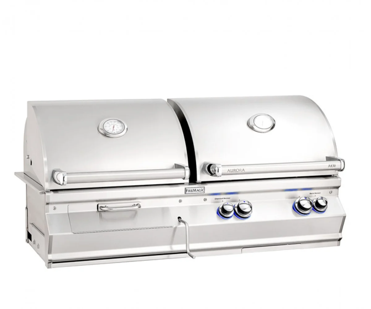 Fire Magic Aurora A830i Built-In Grill Infrared Backburner Natural Gas A830I-8LAN-CB