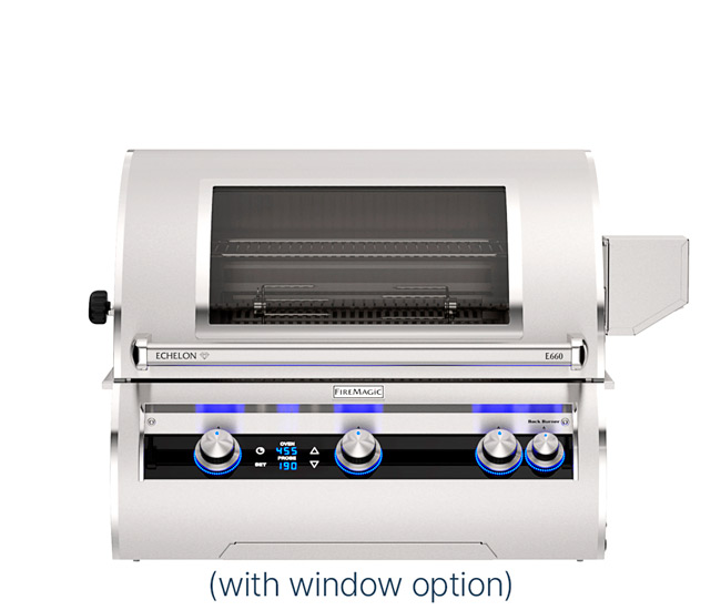 Fire Magic 30-inch Echelon Diamond E660i Built-In Grill (Digital) Fire Magic 30-inch Echelon Diamond E660i Built-In Grill (Digital)