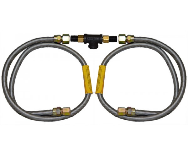 Fire Magic Built-In Grill and Sideburner Connector Package, Natural Gas Fire Magic Built-In Grill and Sideburner Connector Package, Natural Gas