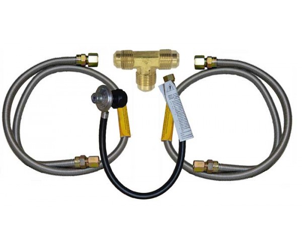 Fire Magic Built-In Grill and Side Burner Connector Package, Propane Gas Fire Magic Built-In Grill and Side Burner Connector Package, Propane Gas