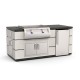 Fire Magic Contemporary GFRC White Aspen Pre-Fab Island with Pizza Oven or Echelon Griddle