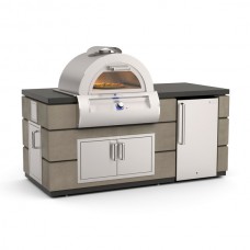 Fire Magic Contemporary GFRC Smoke Pre-Fab Island with Pizza Oven or Echelon Griddle
