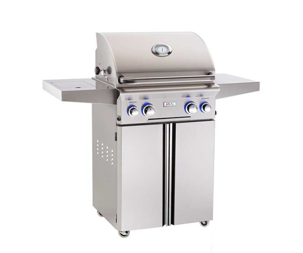 American Outdoor Grill By Fire Magic 24-inch L Series Portable Grill With Rotisserie and Single Side Burner American Outdoor Grill By Fire Magic 24-inch L Series Portable Grill With Rotisserie and Single Side Burner