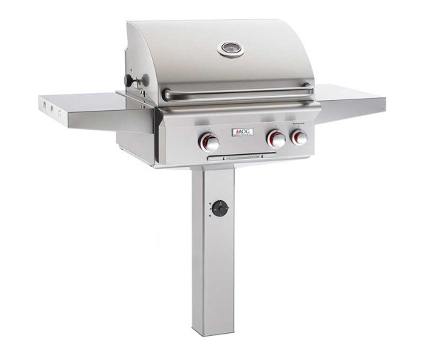 American Outdoor Grill by Fire Magic 24-Inch T Series In-Ground Grill With Rotisserie Backburner American Outdoor Grill by Fire Magic 24-Inch T Series In-Ground Grill With Rotisserie Backburner