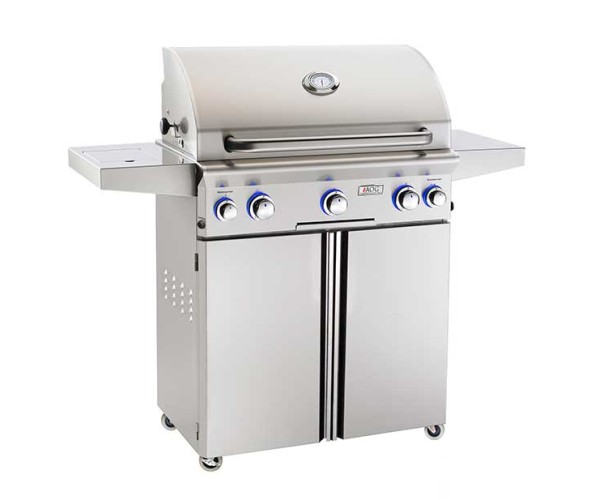 American Outdoor Grill By Fire Magic 30-inch L Series Portable Grill With Rotisserie and Single Side Burner American Outdoor Grill By Fire Magic 30-inch L Series Portable Grill With Rotisserie and Single Side Burner