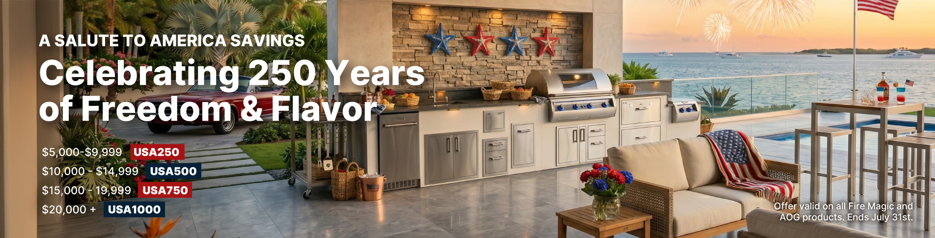 Fire Magic Grills Promo Celebrating 250 Years