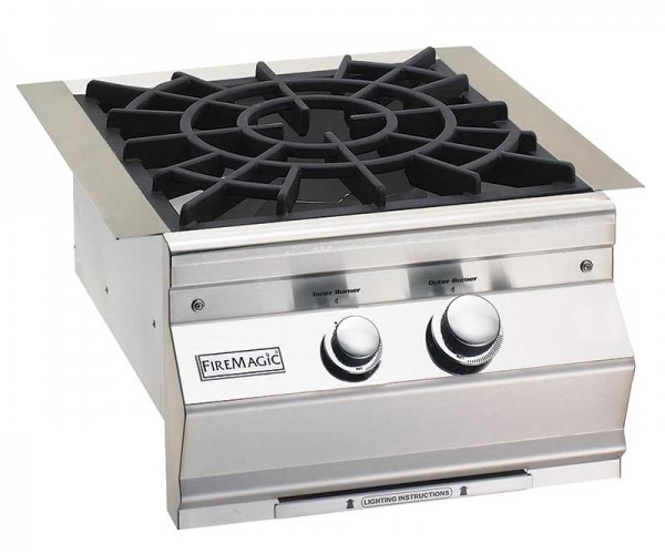 Fire Magic Classic Power Burner With Porcelain Cast Iron Cooking Grid Fire Magic Classic Power Burner With Porcelain Cast Iron Cooking Grid