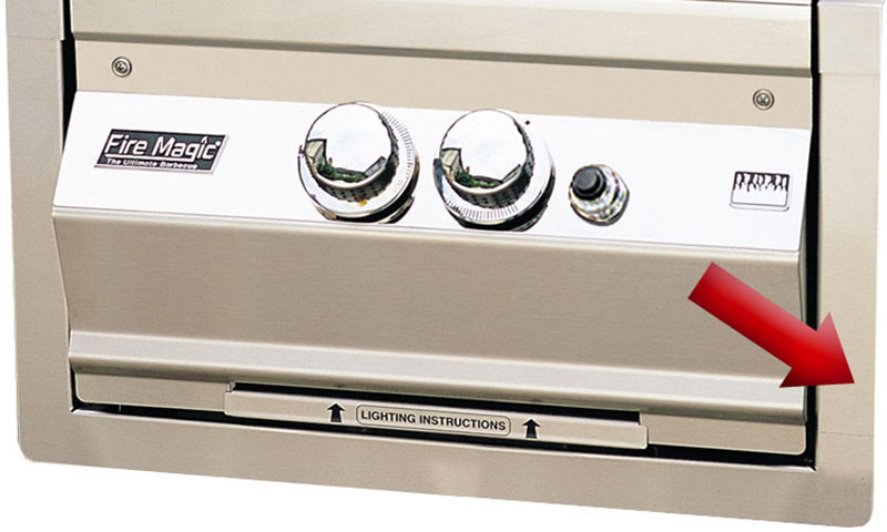 Fire Magic Power Burner and Built In Double Sear Station Trim Kit