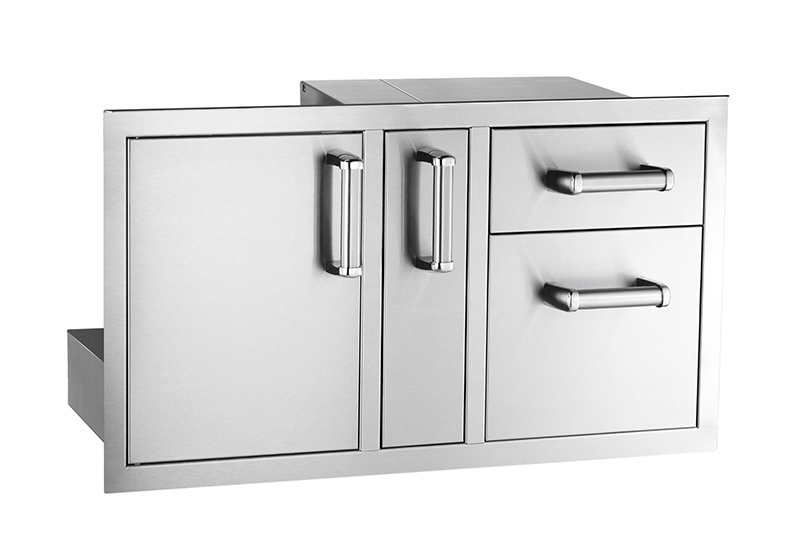 Fire Magic Flush Mounted 36 X 18 Access Door with Double Drawer