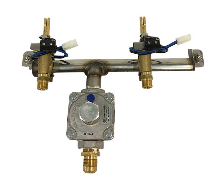 Fire Magic Valve Manifold Assembly for Deluxe Gourmet Countertop Grills