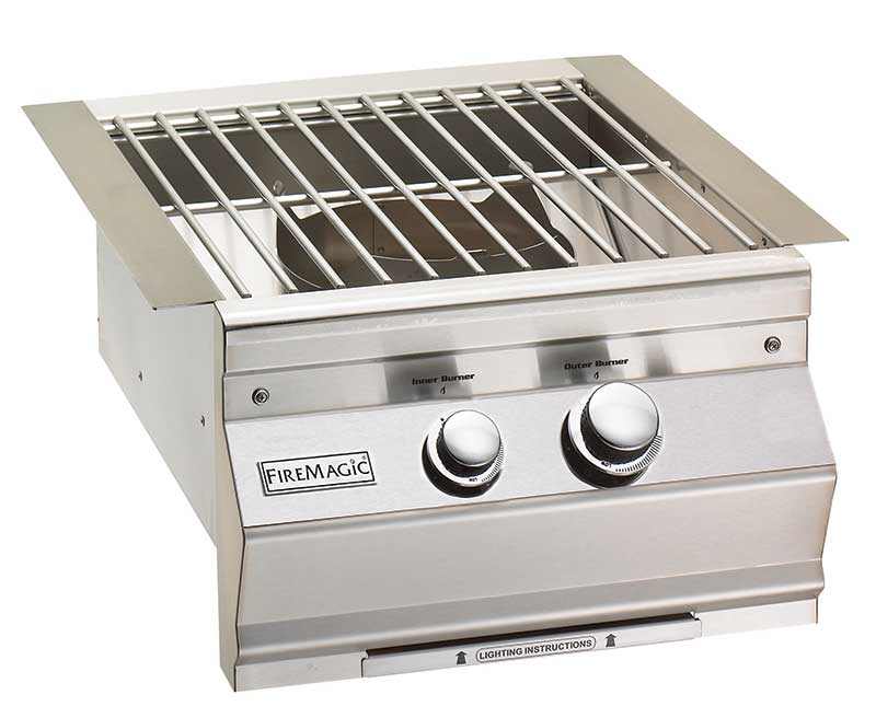 Fire magic burner outlet