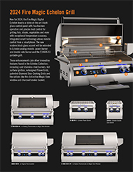 Fire Magic Echelon 2024 With Black Glass Brochure