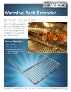 Fire Magic Warming Rack